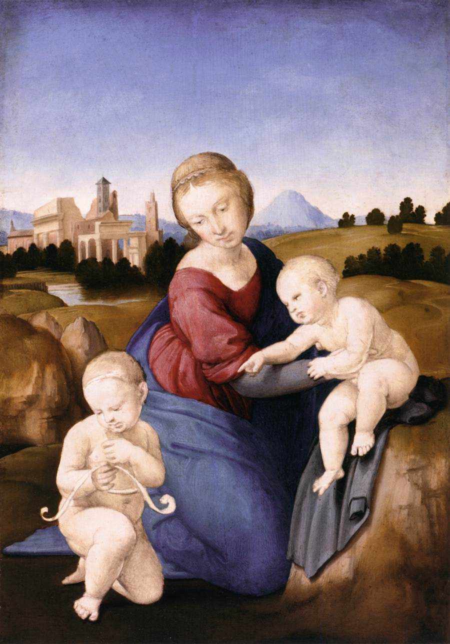 Raffaello Santi: Az Esterházy Madonna (1508), Budapest, Szépművészeti Múzeum