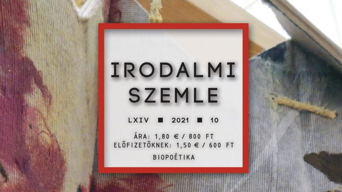 Biopoétika — Az Irodalmi Szemle októberi száma (tartalom)