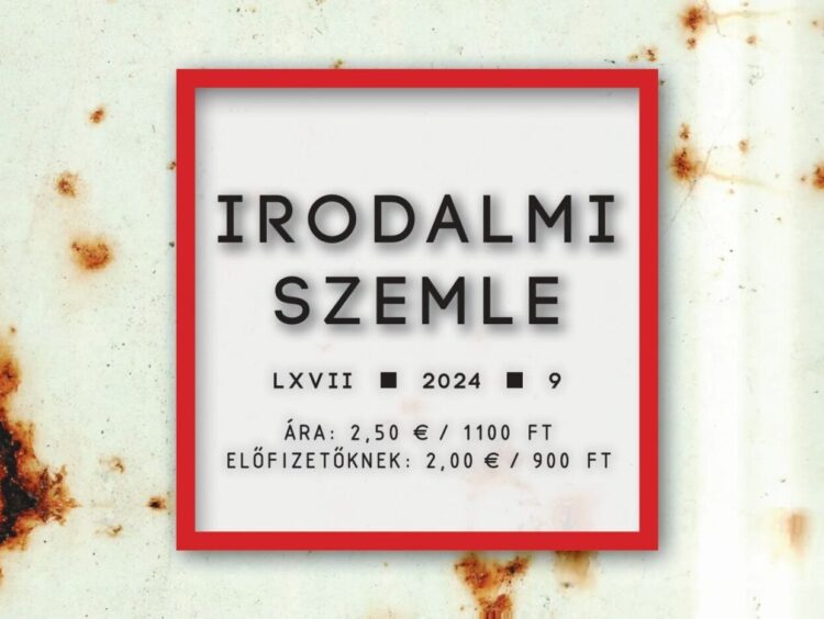 Irodalmi Szemle 2024/9. (tartalom)