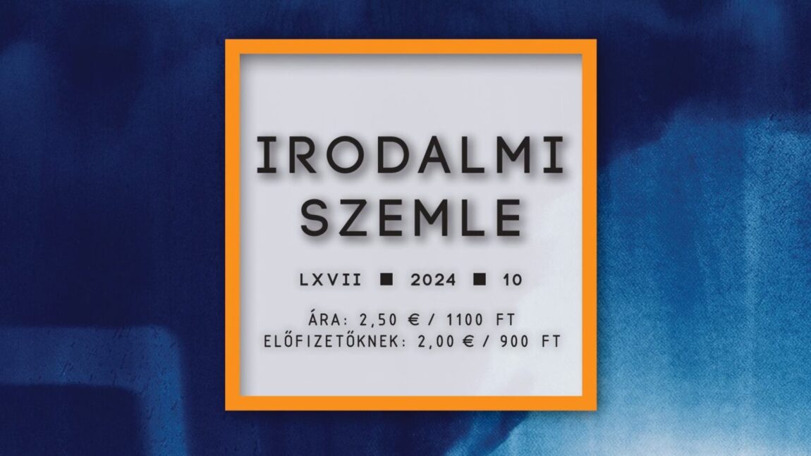 Irodalmi Szemle 2024/10. (tartalom)