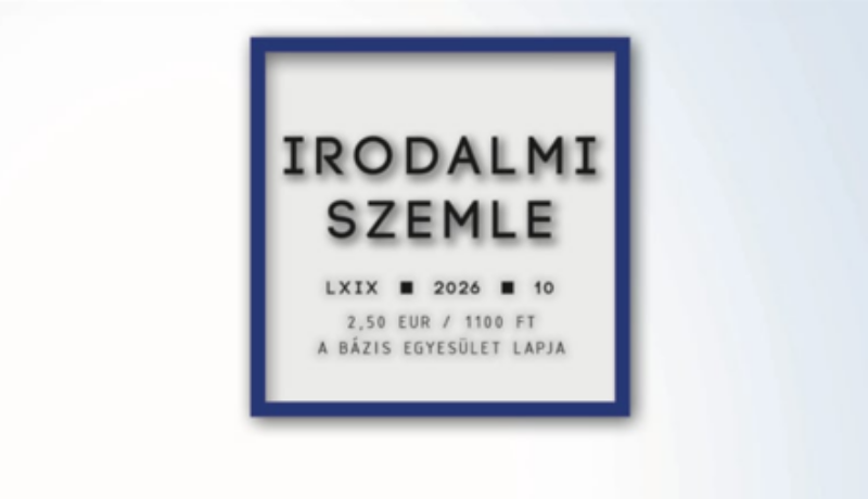 Irodalmi Szemle 2026/10. (tartalom)